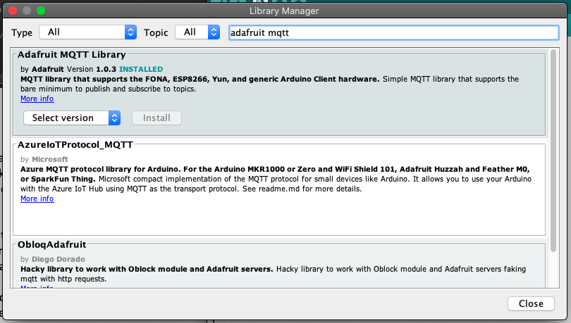 Arduino IDE Libraries